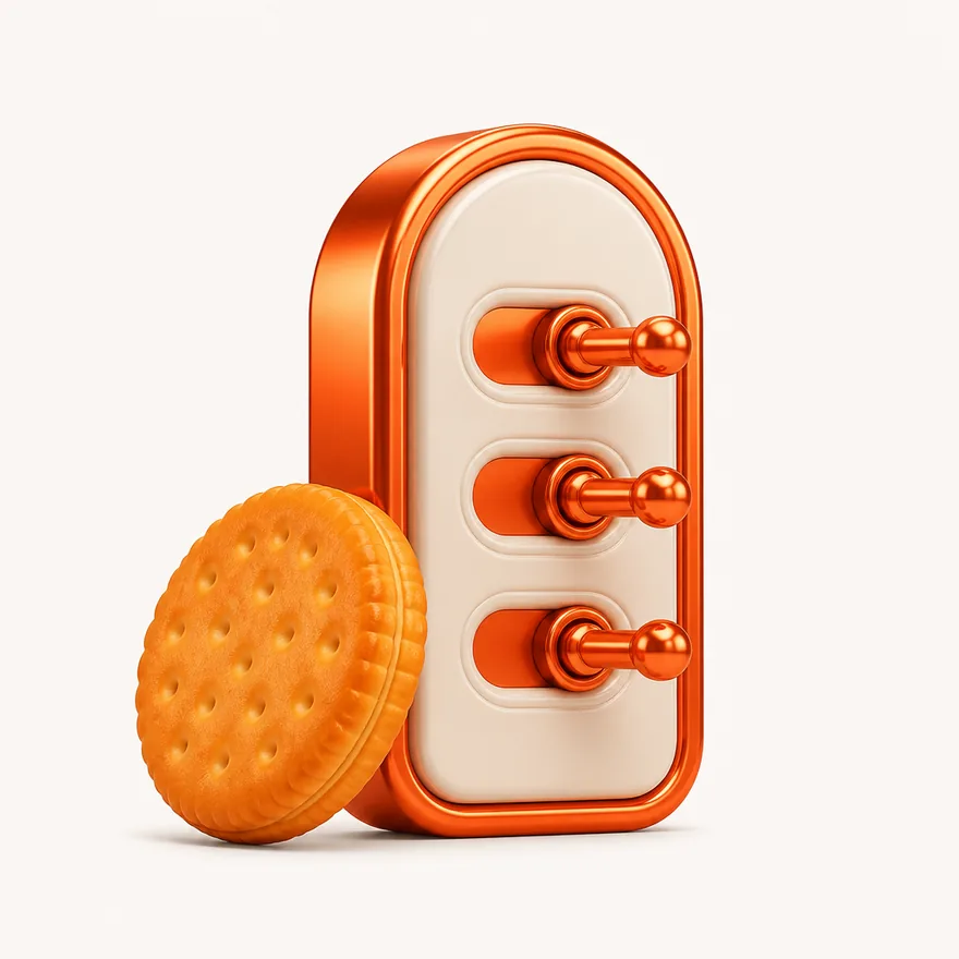 Biscuit with toggle panel — Love