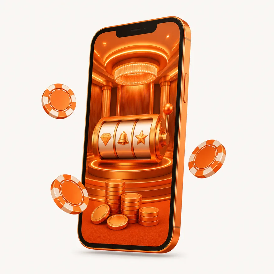 Smartphone with glowing screen — Love