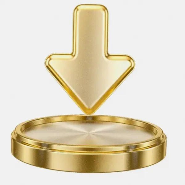 Downward arrow button — Love