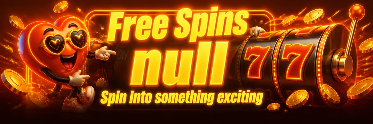 Orange and yellow Love Casino banner showing a glowing heart mascot beside spinning reels