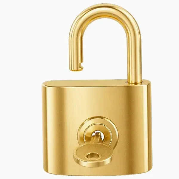 Open padlock — Love