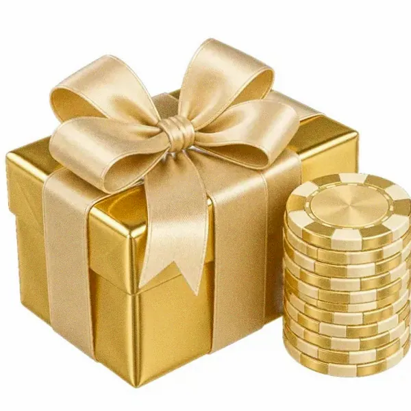 Gift box and chips — Love
