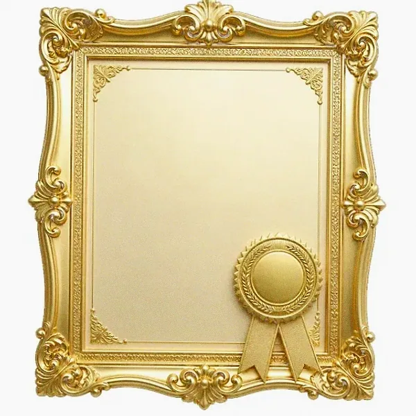Framed certificate — Love