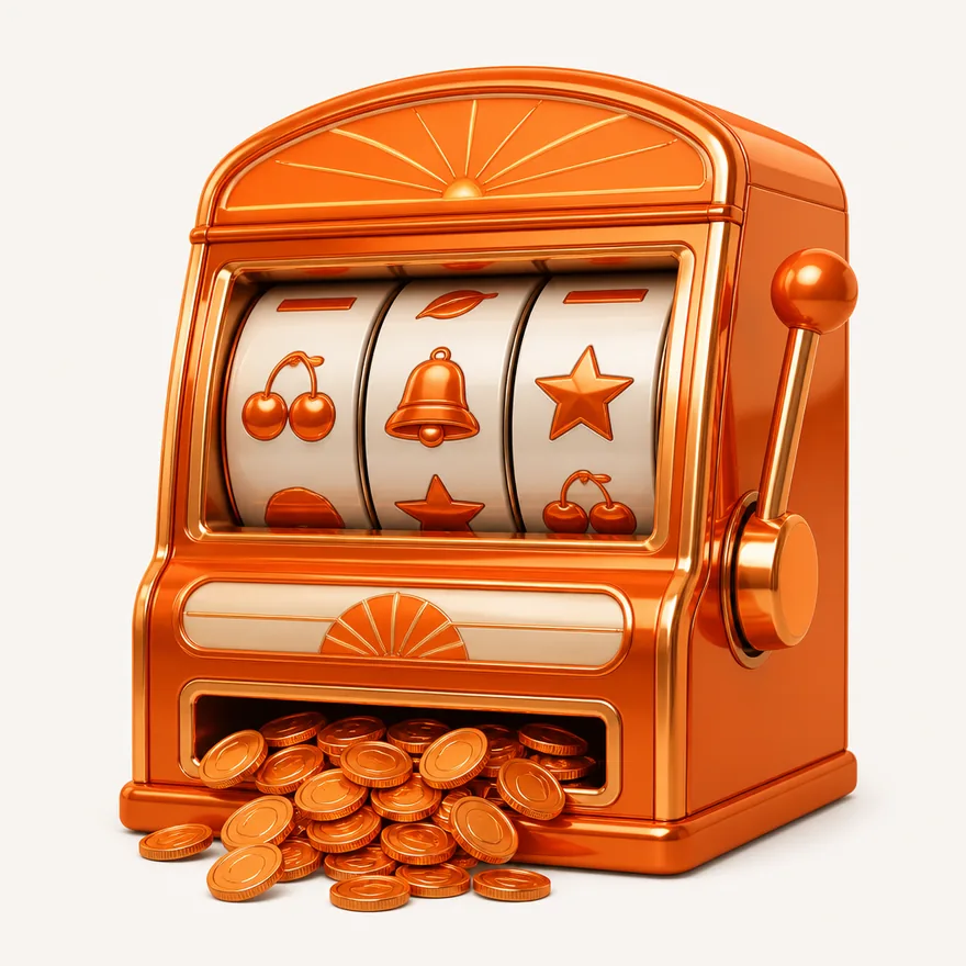 Spinning slot machine — Love
