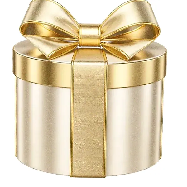 Round gift box — Love