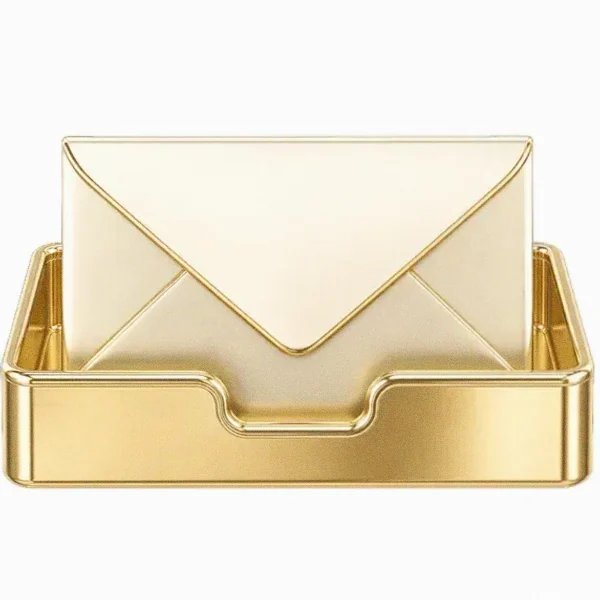 Metal letter tray — Love